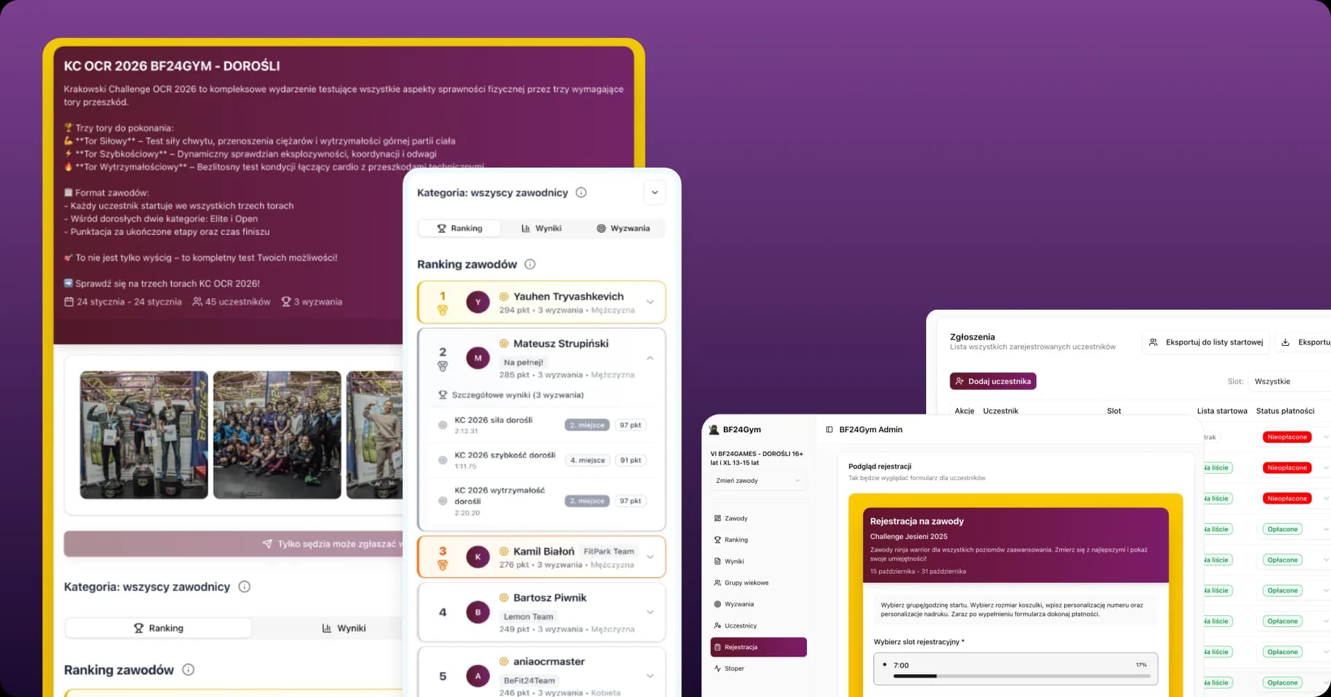 Championships management